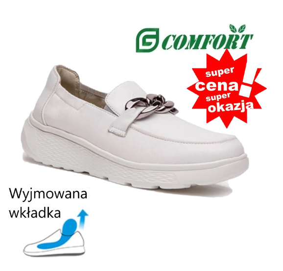 G-Comfort mokasyny skórzane damskie G-Comfort S-2722