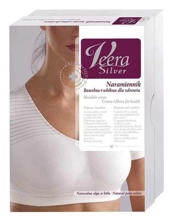 Veera przeciwbólowy Naramiennik damski Veera Silver