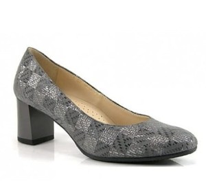 Skórzane buty wizytowe damskie Anis 3624 szary