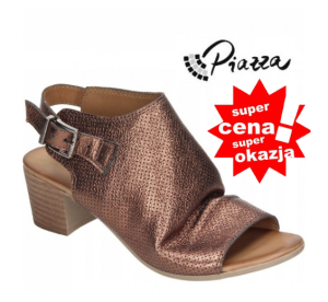 Piazza 910834 skórzane sandały damskie