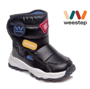 Weestep R568757225 BK śniegowce dziecięce - buty młodzieżowe z membraną WE-TEX