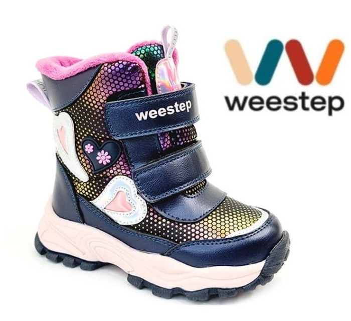 Śniegowce dziecięce buty zimowe ocieplane wełną  Weestep R568767016 DB
