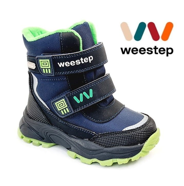 Weestep R568767015 DB śniegowce dziecięce - buty dla przedszkolaka z membraną WE-TEX
