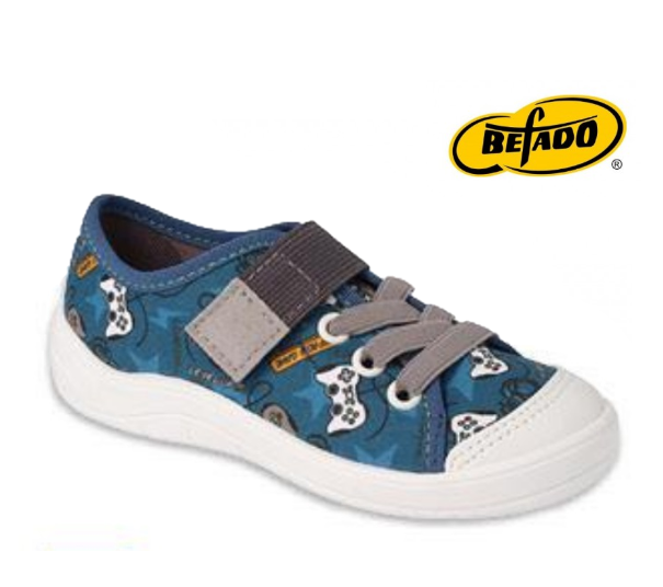 Befado 351 Y 034 tenisówki szkolne buty z białą podeszwą Befado 351Y034 351X034