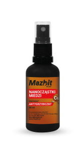 NANOCZĄSTKI MIEDZI 30ml Mazbit preparat antygrzybiczny