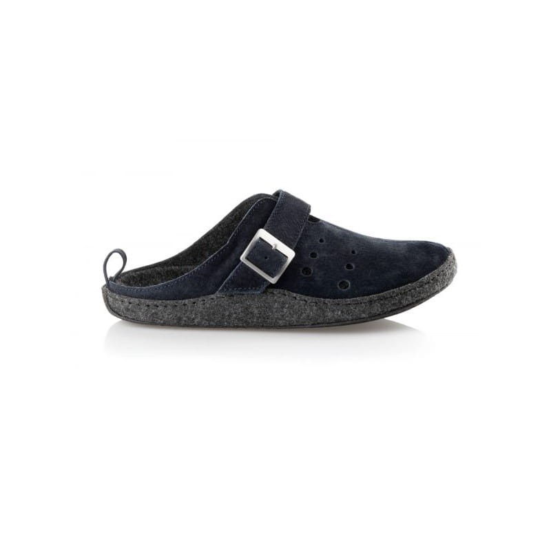 Paps damskie obuwie domowe model 1051-837 Navy Blue buty do wkładek ortopedycznych np. Vasyli