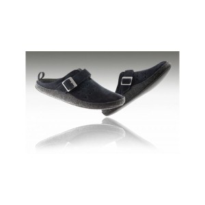 Paps damskie obuwie domowe model 1051-837 Navy Blue buty do wkładek ortopedycznych np. Vasyli