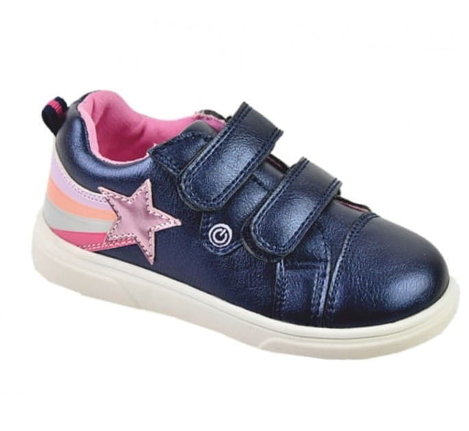 Półbuty dziecięce dla dziewczynki na rzepy 3904