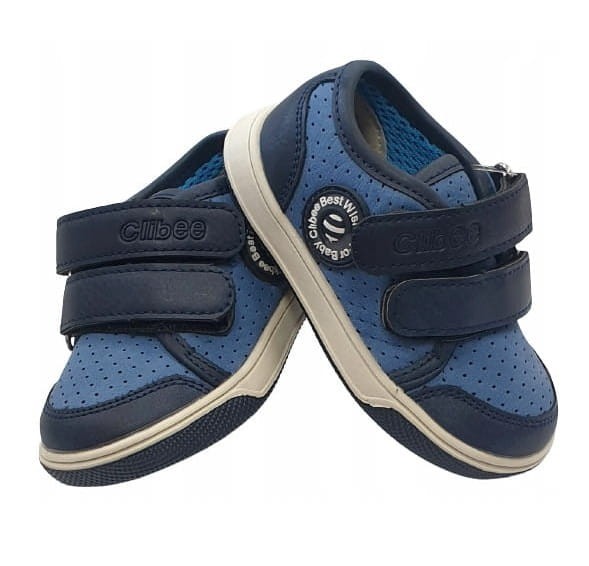 Obuwie dziecięce buty chłopięce na rzepy P-265 Clibee granatowe