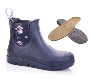 Lekkie kalosze damskie krótkie granatowe Lemigo STELLA