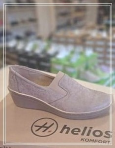 Helios 349 Skórzane mokasyny damskie