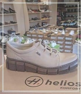 Helios 407 Skórzane półbuty damskie