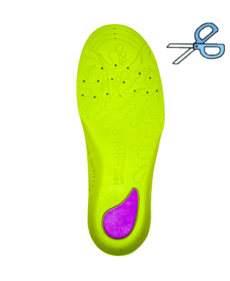 Supinujące wkładki dziecięce na płaskostopie i koślawość FootWave Kids SOFT