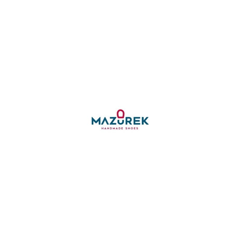 Mazurek 1361 skórzane buty dziecięce półbuty chłopięce na rzepy