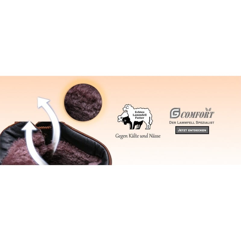 G-Comfort R-5596 śniegowce skórzane damskie z membraną wodoodporne