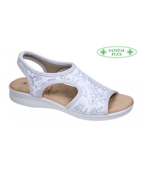Elastyczne sandały zdrowotne damskie SANITAL FLEX 8056.17 sandały na haluksy