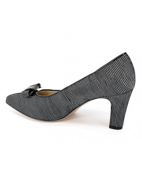 Anis skórzane półbuty na słupki Anis 4477 czółenka