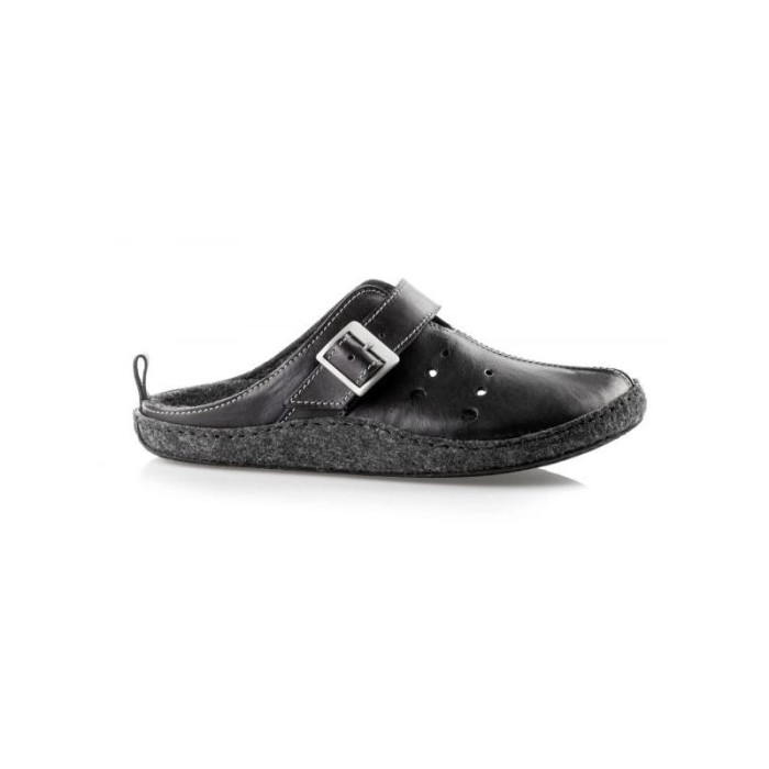 Paps męskie obuwie domowe model ME 1050 ME 1051 Black  buty do wkładek ortopedycznych np. Vasyli