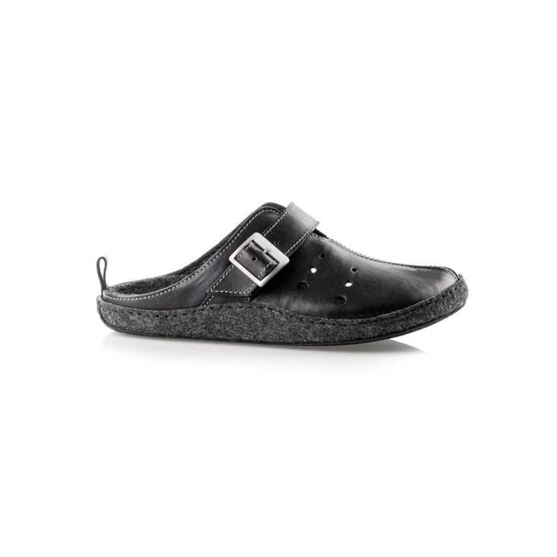 Paps męskie obuwie domowe model ME 1050 ME 1051 Black  buty do wkładek ortopedycznych np. Vasyli