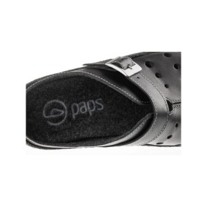 Paps męskie obuwie domowe model ME 1050 ME 1051 Black  buty do wkładek ortopedycznych np. Vasyli