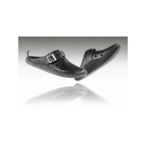 Paps męskie obuwie domowe model ME 1050 ME 1051 Black  buty do wkładek ortopedycznych np. Vasyli