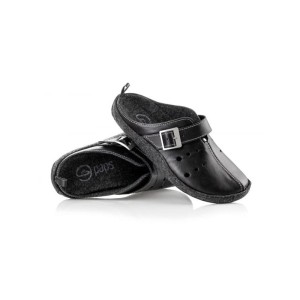 Paps męskie obuwie domowe model ME 1050 ME 1051 Black  buty do wkładek ortopedycznych np. Vasyli